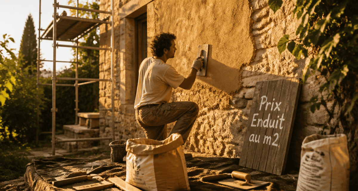 prix enduit m2 application enduit façade