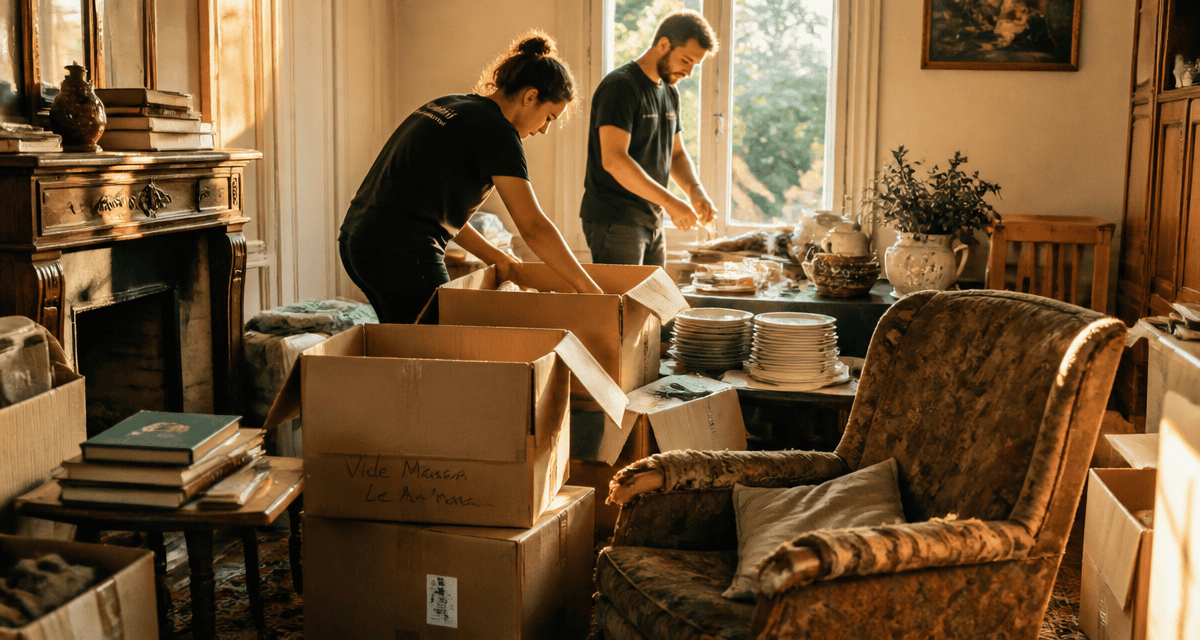 vide maison le mans tri objets