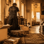vide maison royan cartons meubles couloir