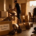 Vide maison Saumur meubles cartons professionnels