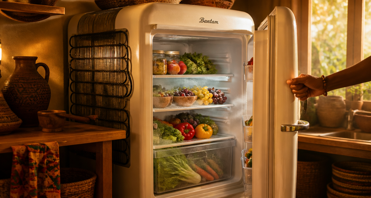 fonctionnement frigo ouvert avec fruits et légumes