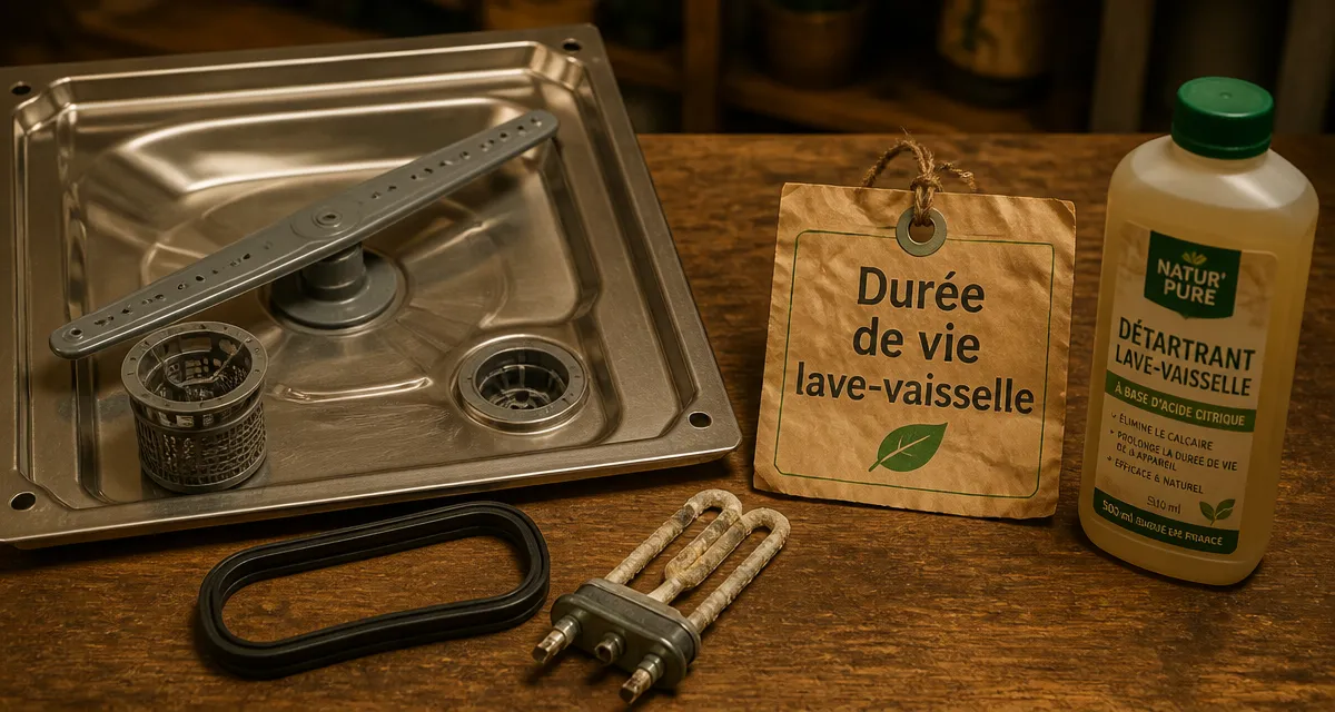 Lave vaisselle durée de vie : pièces nettoyées et détartrant pour dépasser 10 ans