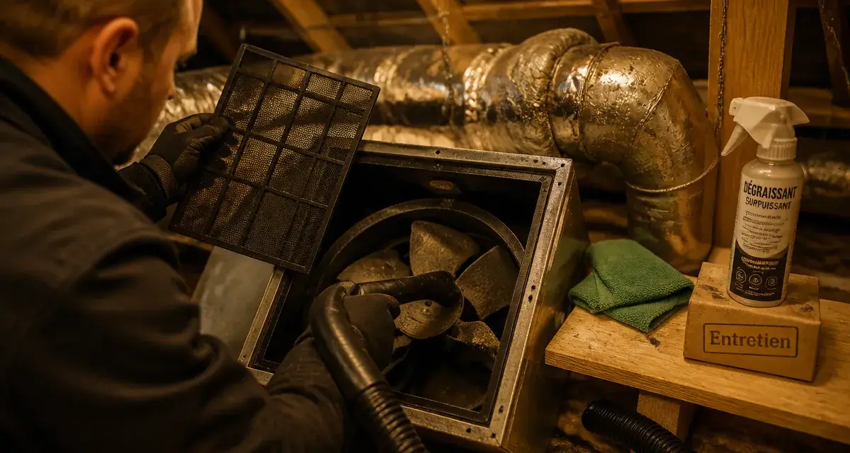 Maintenance VMC : nettoyage du ventilateur et réglage pour éviter l’incendie