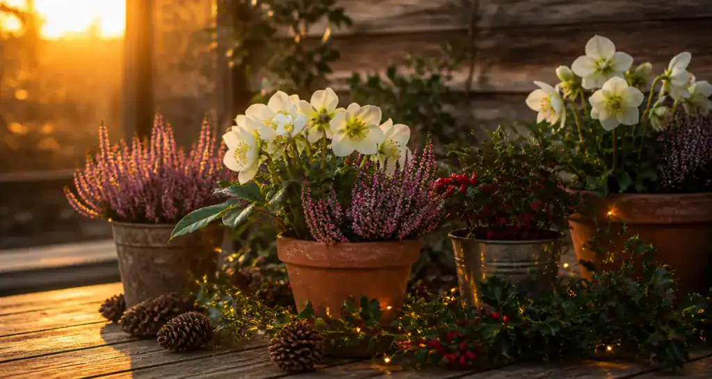 plante de noel exterieur en pot