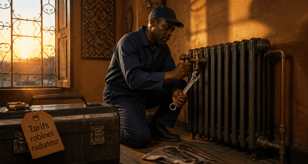 prix d un plombier pour changer un robinet de radiateur