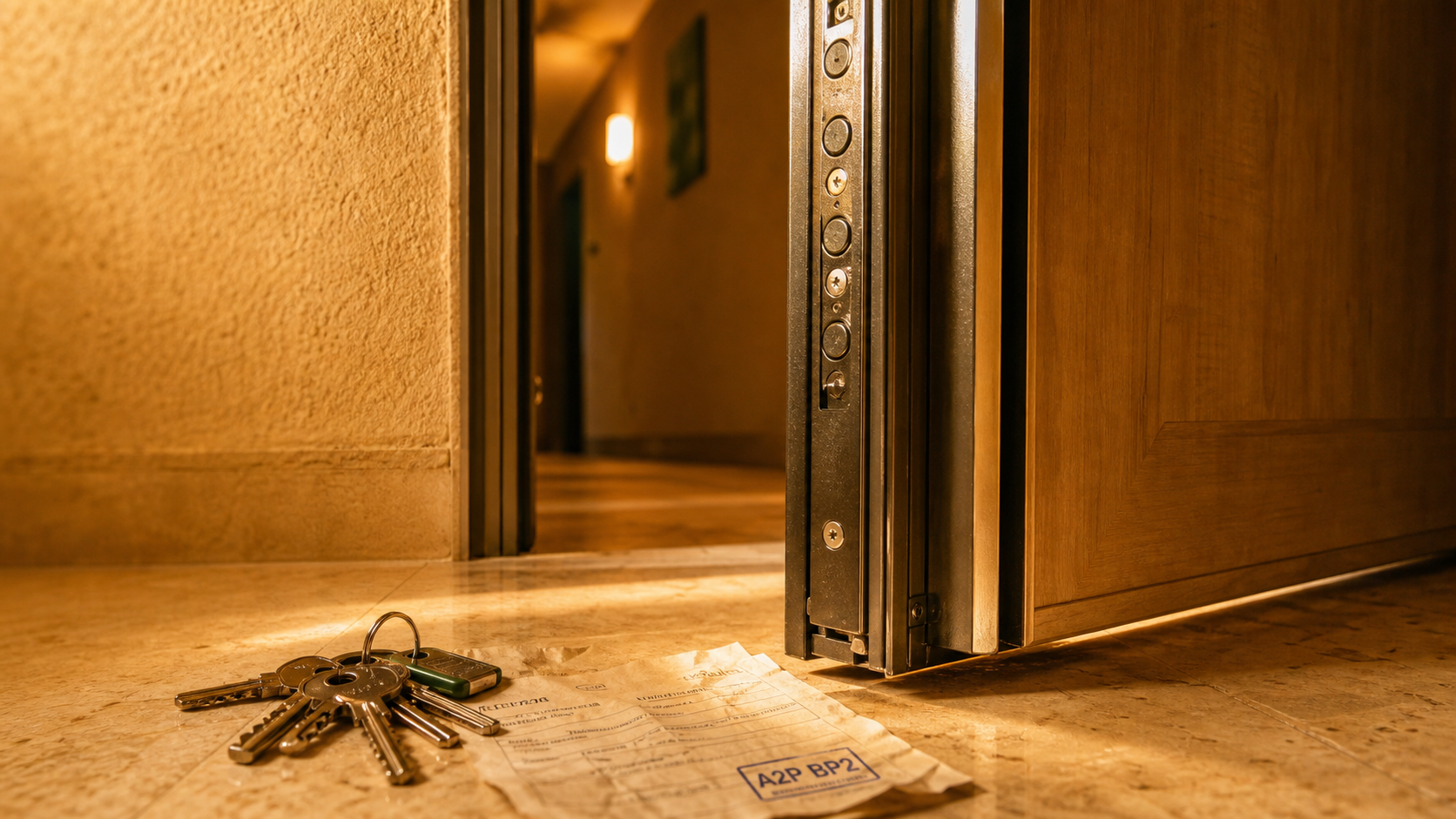 Prix porte blindée appartement : serrure multipoints et cadre métallique, A2P BP2