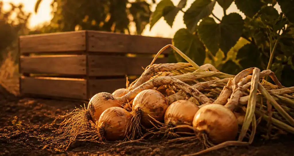 quand récolter les oignons arrachés au potager