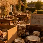 vide maison 35 objets anciens en cour de campagne