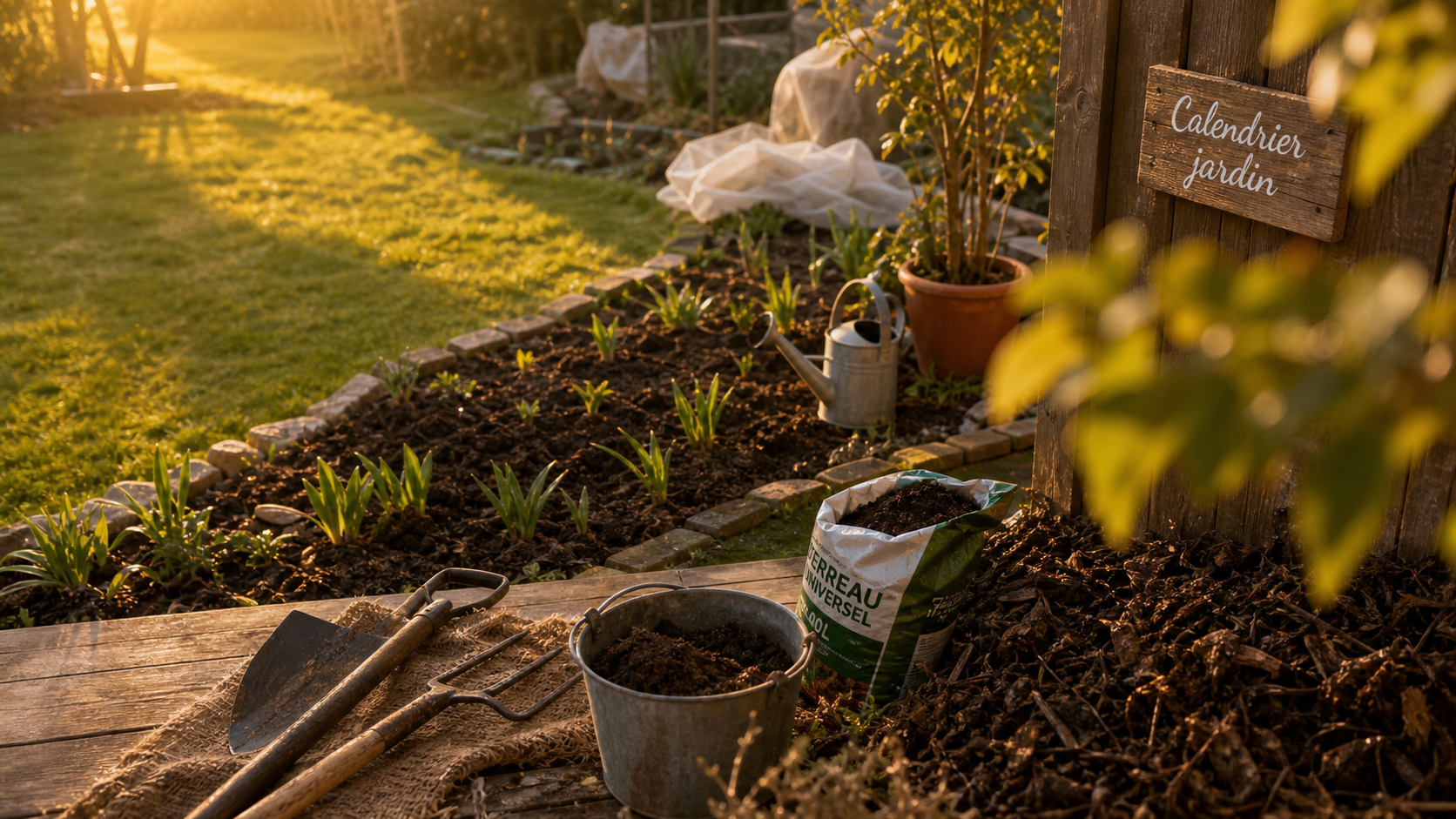 Entretenir son jardin au fil des saisons : outils, compost et paillis