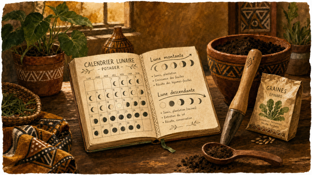 Jardiner avec la lune : calendrier lunaire et gestes au potager