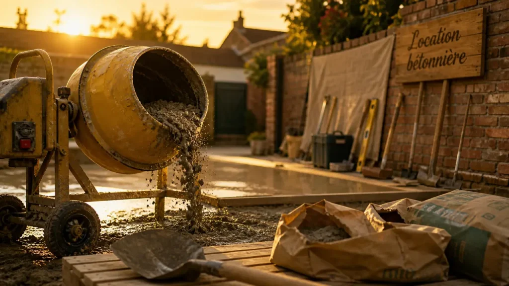 Achat, location ou 345 litres : comment choisir une bétonnière électrique selon votre chantier ?