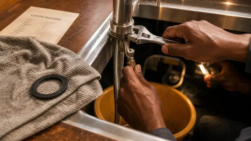 Changer un robinet de cuisine sans fuite : joints, flexibles et 4 erreurs à éviter