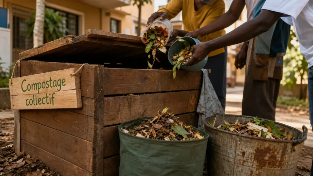 Compostage collectif : réduire 30 % des ordures ménagères avec 2 à 3 référents