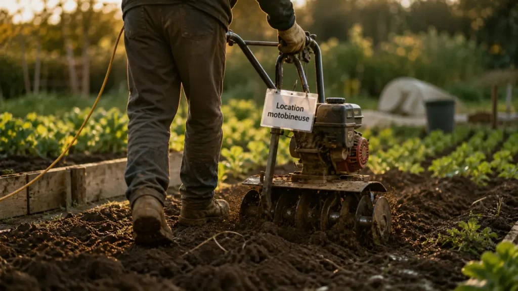 Location motobineuse : choisir entre thermique, électrique ou motoculteur selon la surface