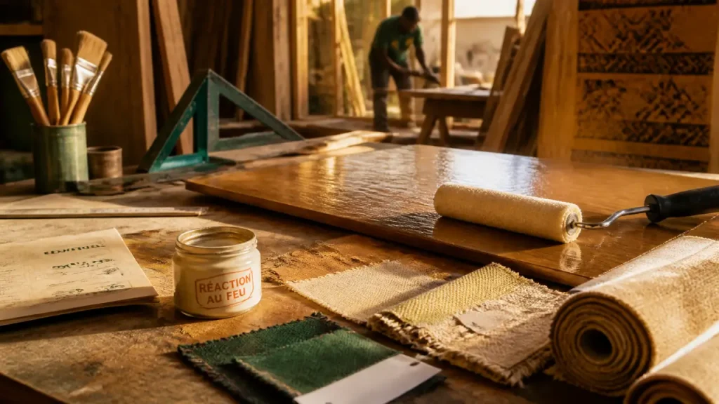 Matériaux ignifuges : traitements de surface, additifs et normes à vérifier