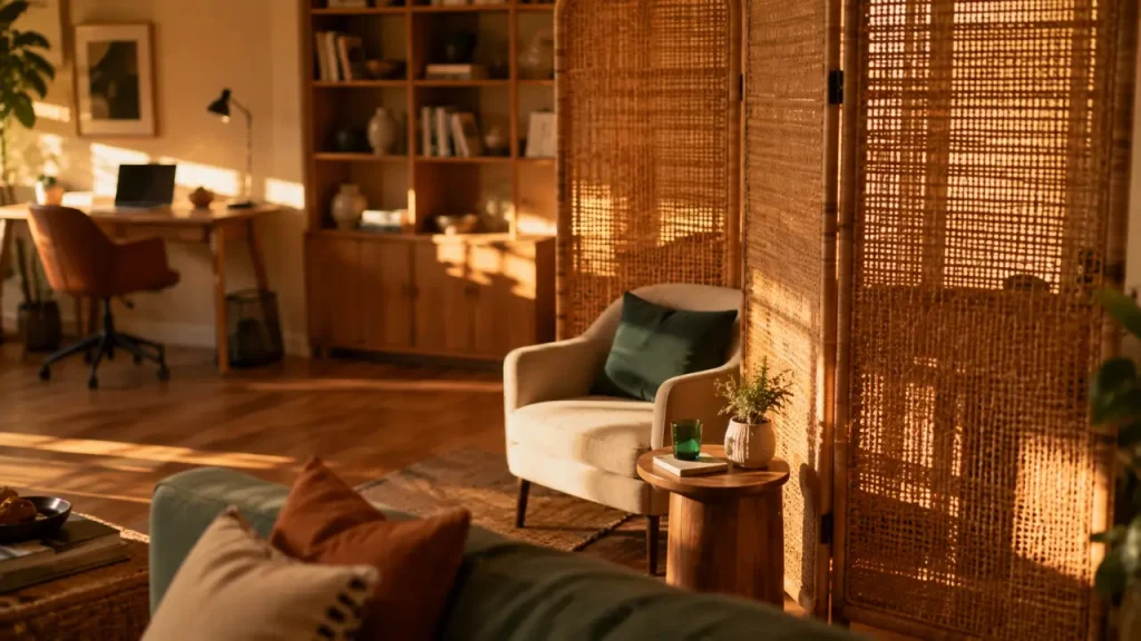 Le paravent en décoration intérieure, la solution simple pour séparer et réchauffer une pièce sans travaux