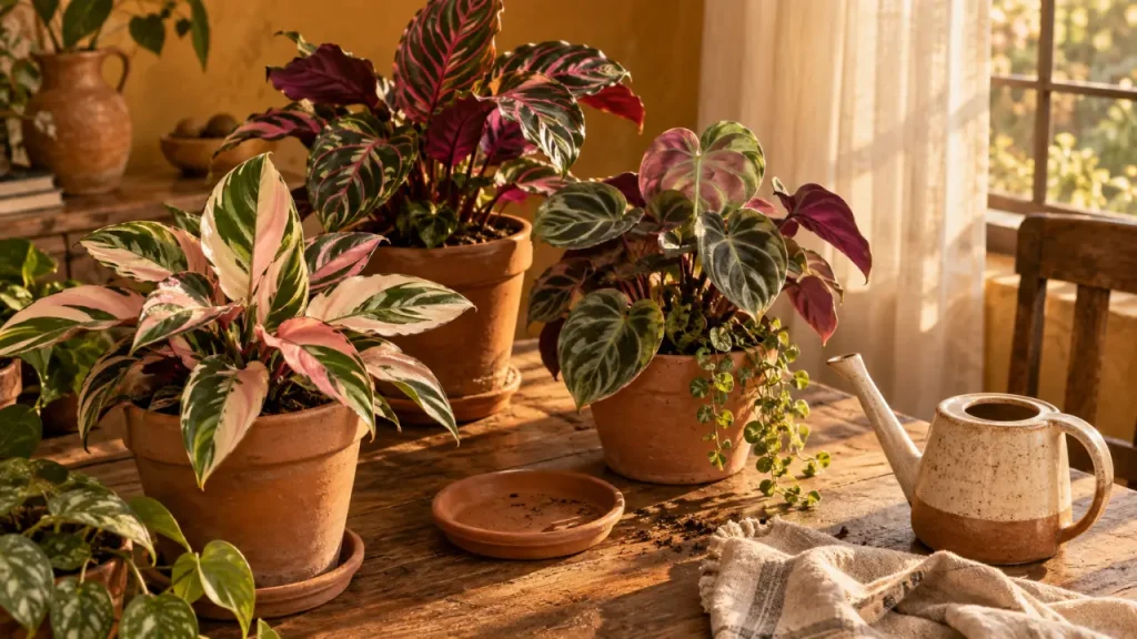 6 plantes vertes et roses : lesquelles choisir selon la lumière et l’entretien ?